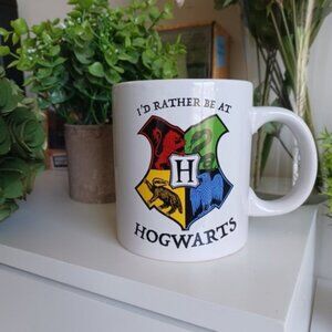 Harry Potter "I'd Rather Be at Hogwarts" Mug | 14oz | Ceramic